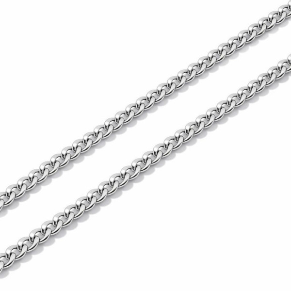 Chaine Silver Maille ID Bracelet 2mm - 60cm