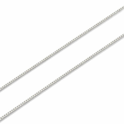 Chaine Silver Maille ID Bracelet 1.2mm - 50cm