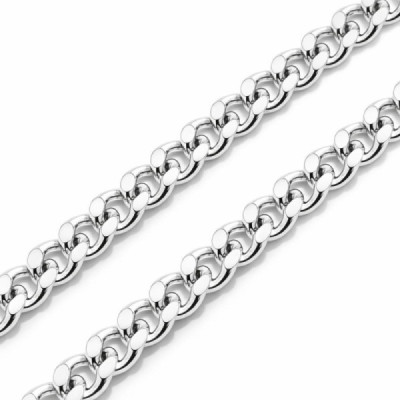 Chaine Silver Maille ID Bracelet 2mm - 50cm