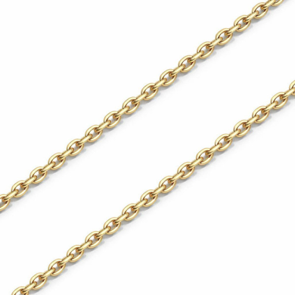 Chaine Yellow Gold 750 maille forcat 1.6mm - 45cm