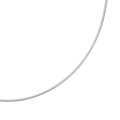Necklace Cable Silver 925 - Maille omega 1.4mm - 40cm