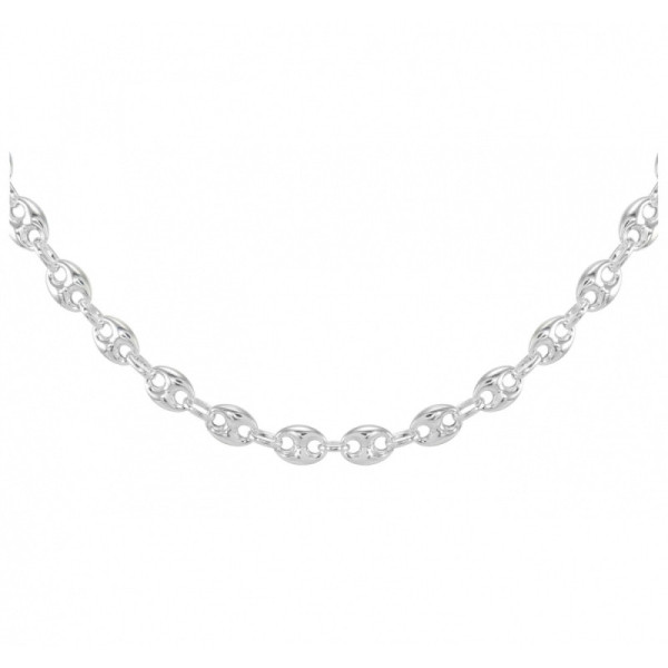 Necklace Silver Grains Cafe 8mm - 60cm
