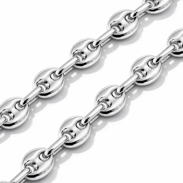 Chaine Silver 925 - Grains cafe 5.6mm - 45cm