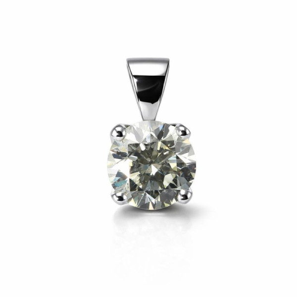 Pendant White Gold 750 Diamond 1.09 carats