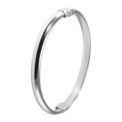 Bangle Silver Demi Bangle 6x3mm