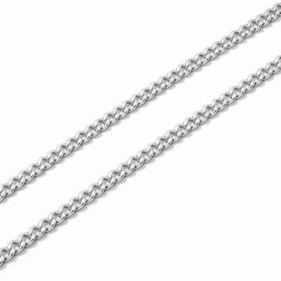 Chaine Silver Maille ID Bracelet 1.5mm - 50cm