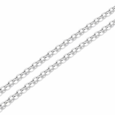 Chaine Silver Maille Forcat 1.6mm - 45cm